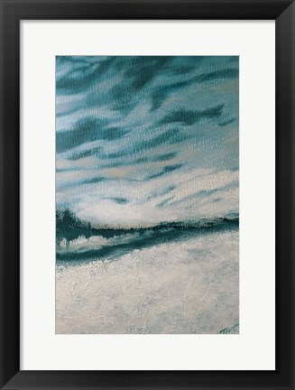 Framed Winter&#39;s Edge I Print