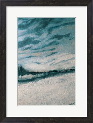 Framed Winter&#39;s Edge I Print