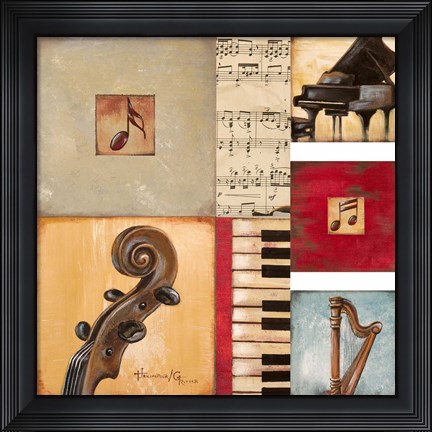 Framed Music Print