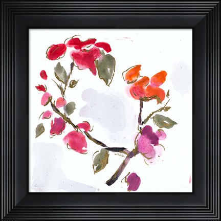 Framed Spring Floral I Print