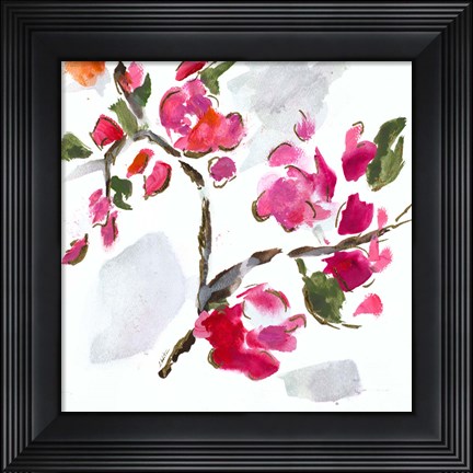 Framed Spring Floral II Print