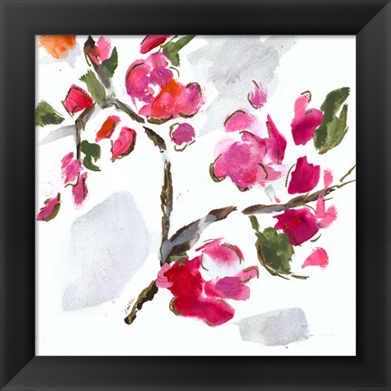 Framed Spring Floral II Print