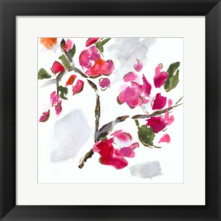 Framed Spring Floral II Print