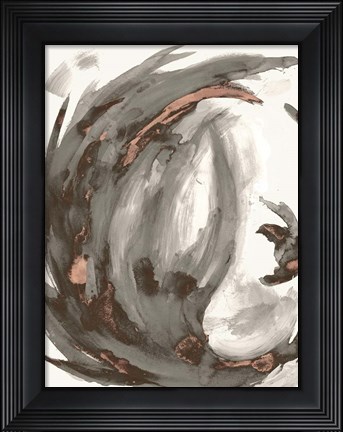 Framed Muted Swirl II Print