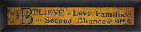 Framed Second Chances Print