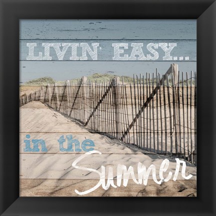 Framed Livin&#39; Easy Print