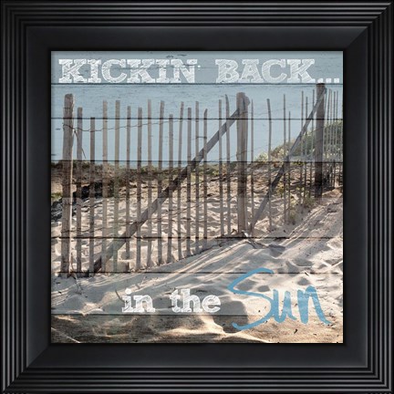 Framed Kickin&#39; Back Print