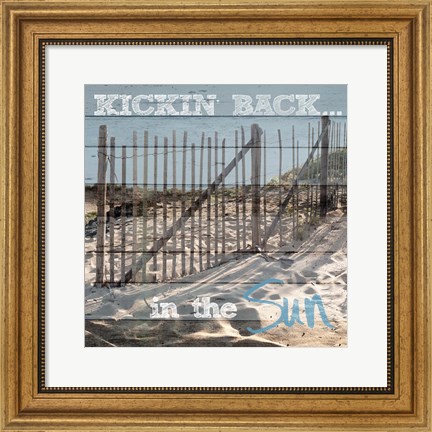Framed Kickin&#39; Back Print