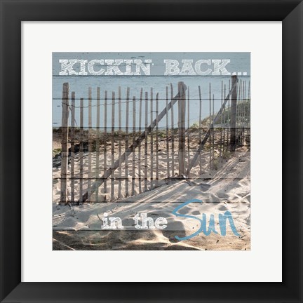 Framed Kickin&#39; Back Print