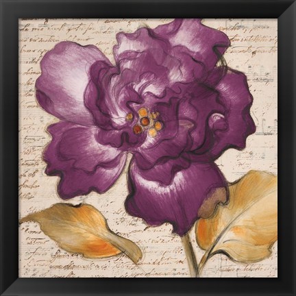 Framed Lilac Beauty I Print