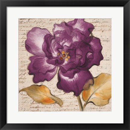 Framed Lilac Beauty I Print