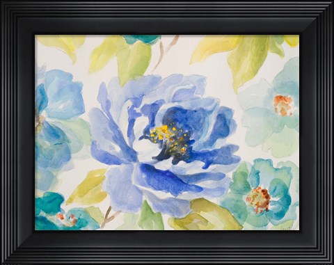 Framed Floral Delicate II Print