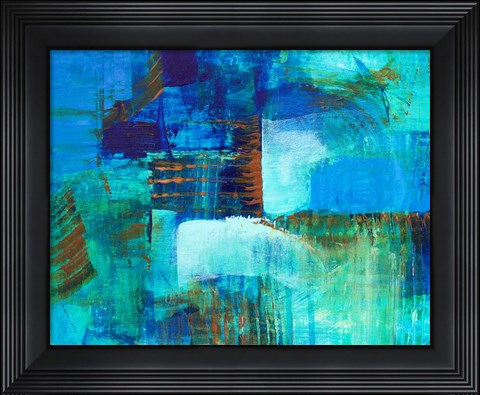 Framed Mystic Bleu Print
