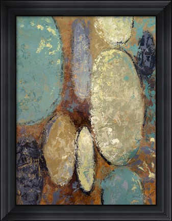 Framed Spatial Shapes II Print