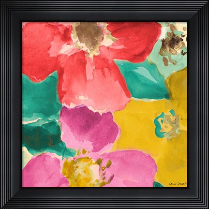 Framed Summer Sonata Square I Print