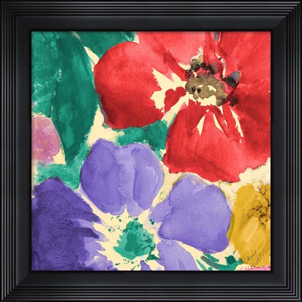 Framed Summer Sonata Square II Print