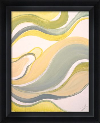 Framed Curve Linear I Print