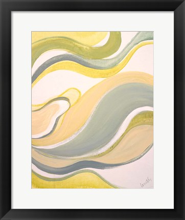 Framed Curve Linear I Print