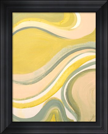 Framed Curve Linear II Print