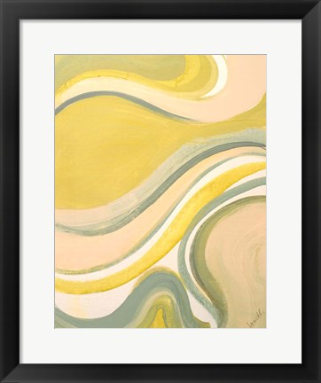 Framed Curve Linear II Print