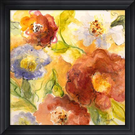 Framed Summer in Provence I Print