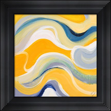 Framed Curvilinear Bright I Print