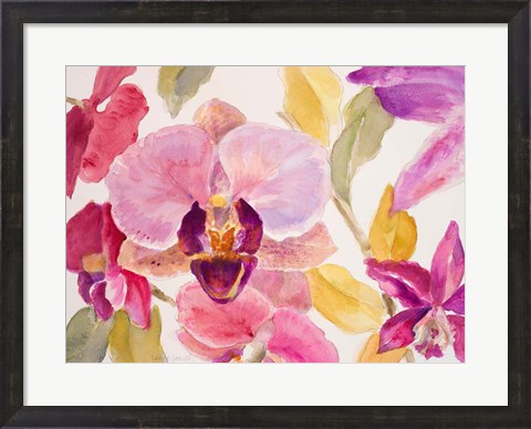 Framed Radiant Orchid II Print