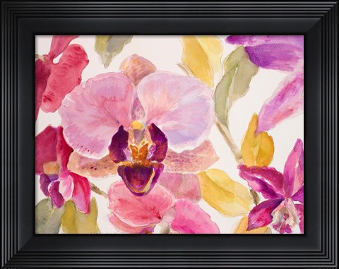 Framed Radiant Orchid II Print