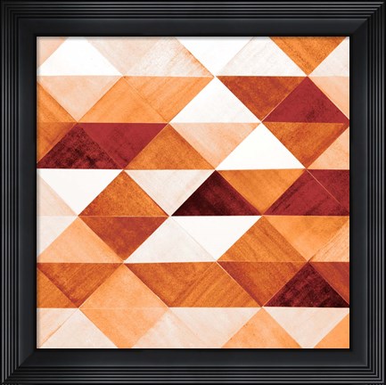 Framed Uptown Rust II Print