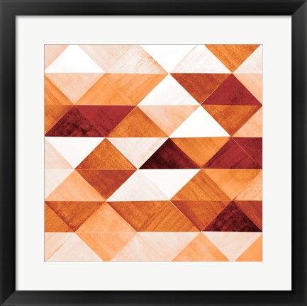 Framed Uptown Rust II Print