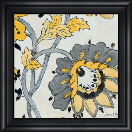 Framed Gray Berry Cherry III Print