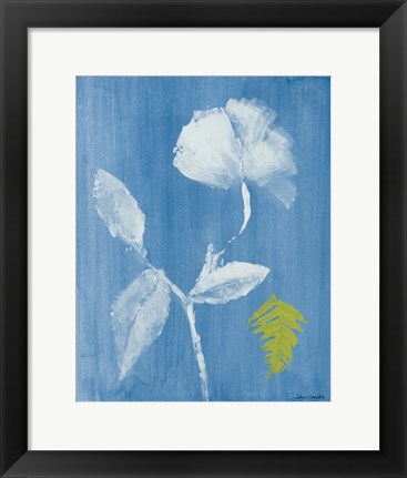 Framed Floral Whisper I Print