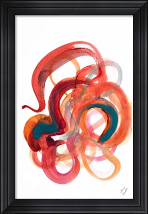 Framed Abstract Movement I Print