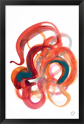 Framed Abstract Movement I Print
