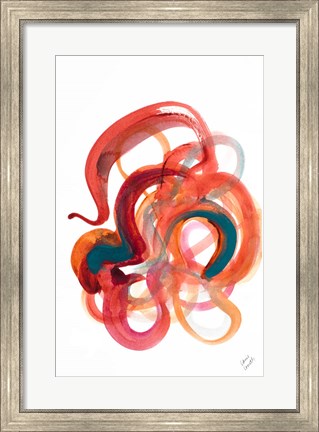 Framed Abstract Movement I Print