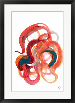 Framed Abstract Movement I Print