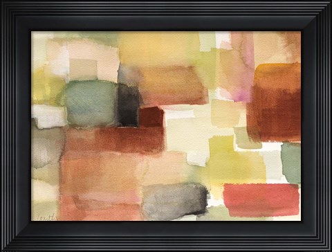 Framed Woven Hills Print
