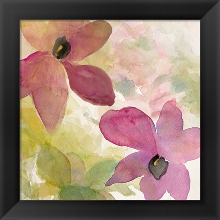 Framed Beautiful and Peace Orchid I Print