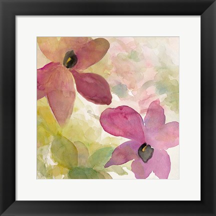 Framed Beautiful and Peace Orchid I Print