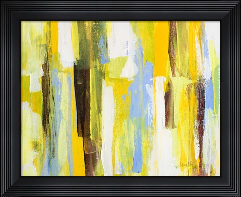 Framed Garden Abstract I Print