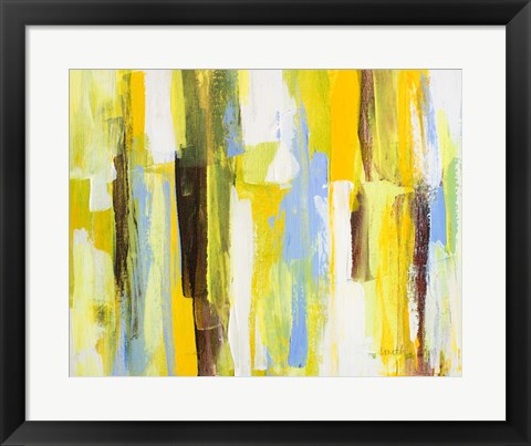 Framed Garden Abstract I Print