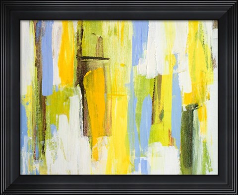 Framed Garden Abstract II Print