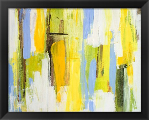 Framed Garden Abstract II Print