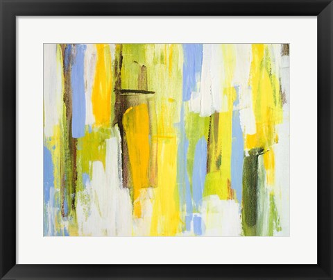 Framed Garden Abstract II Print