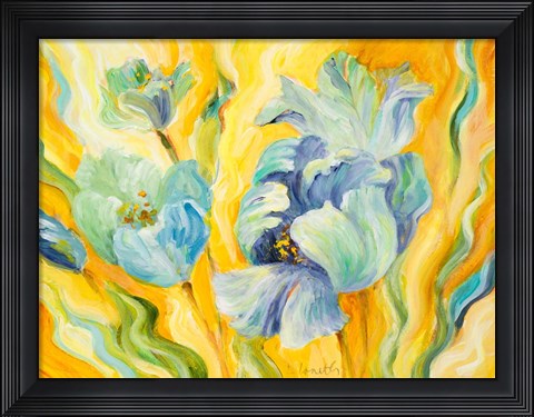 Framed Tulips Sway Print