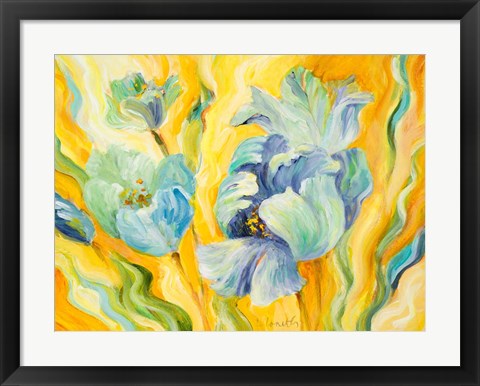 Framed Tulips Sway Print