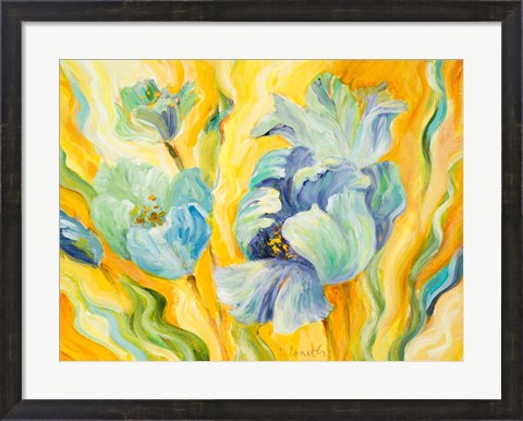 Framed Tulips Sway Print
