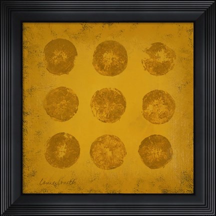 Framed All Lined Up- Citrus Print