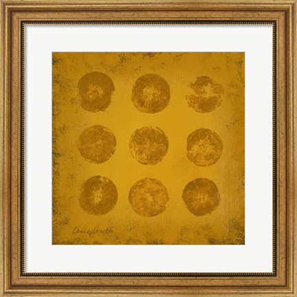 Framed All Lined Up- Citrus Print