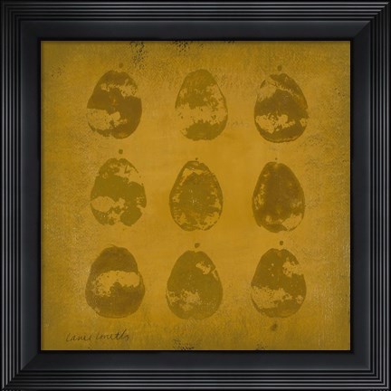 Framed All Lined Up- Pears Print